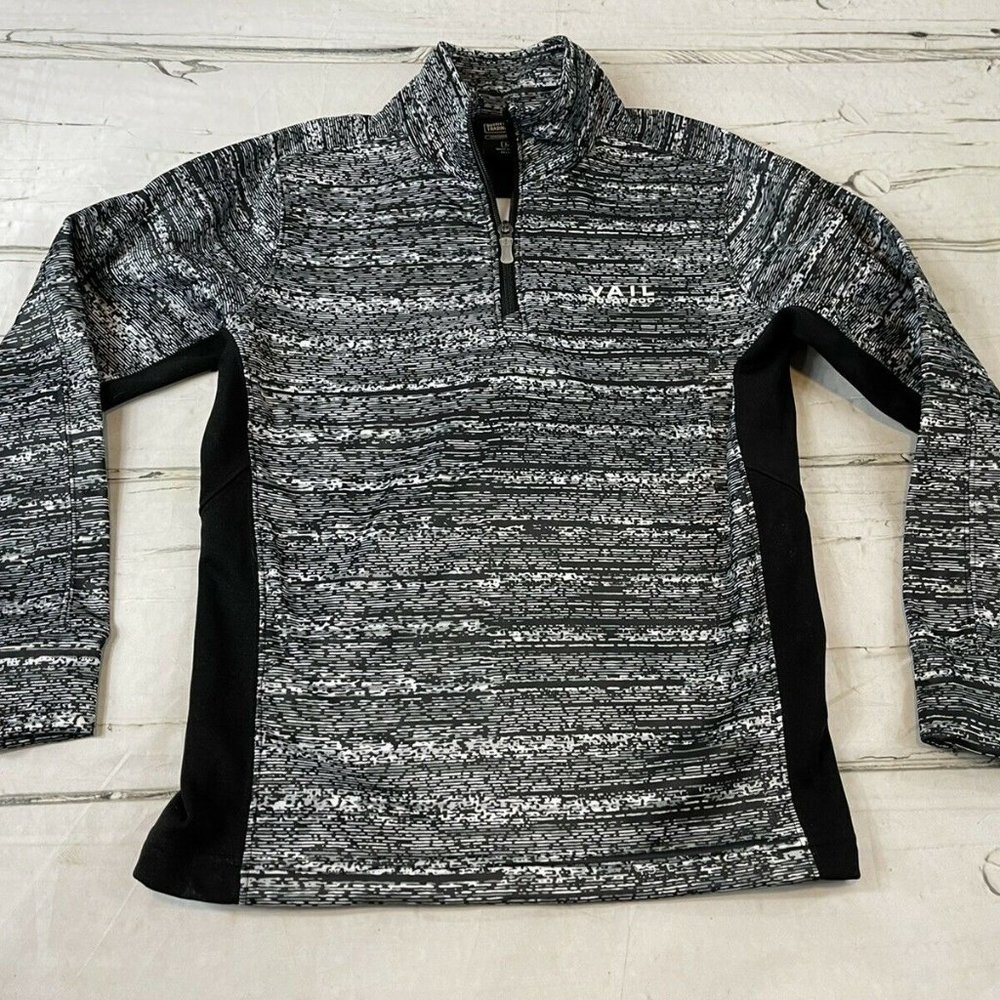 Vail Colorado Performance Fleece Jacket 1/4 Zip Pullover Youth Girls Sz M - NWOT